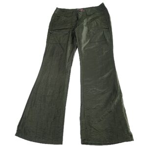 LEI GREEN NYLON JEANS